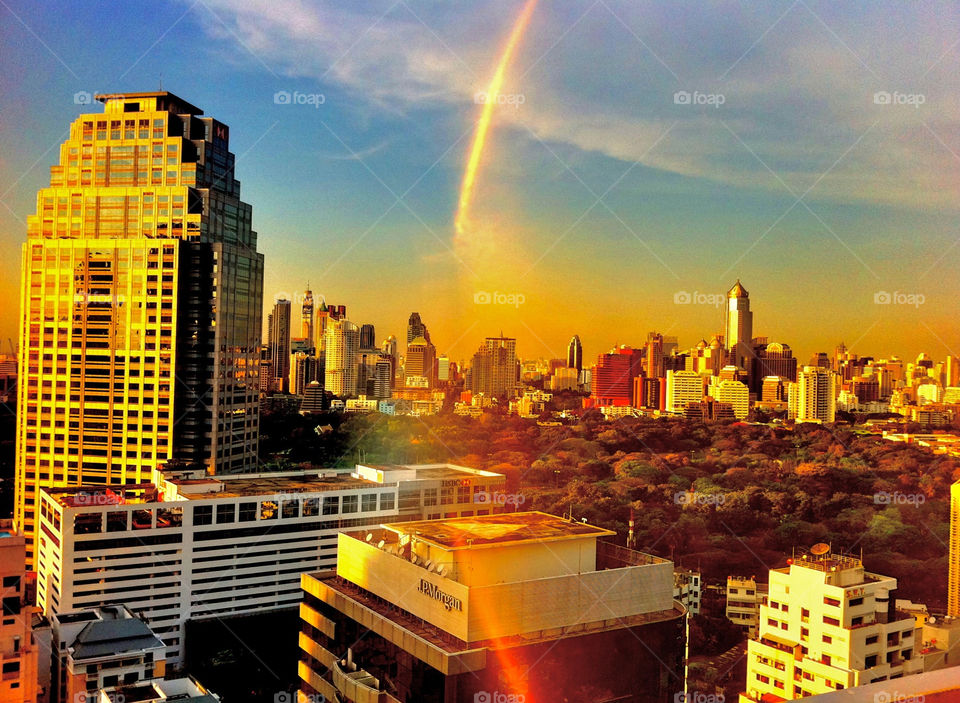 Thailand Bangkok skyline