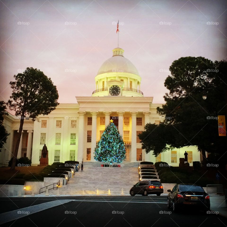 Christmas at the Capitol in Montgomery, Alabama