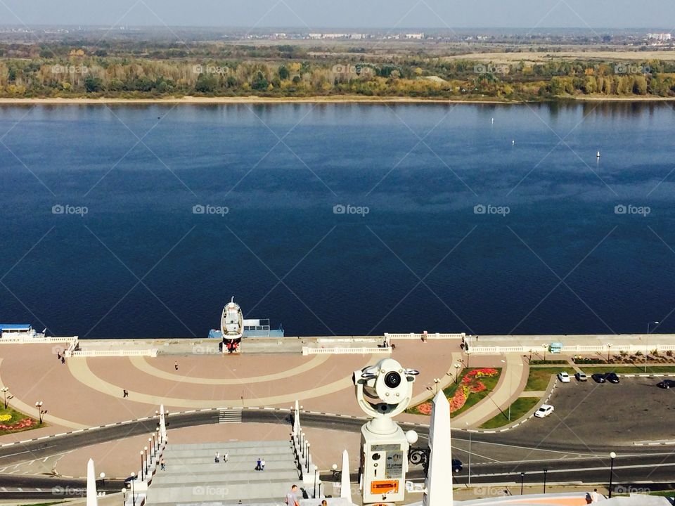 Volga River. 