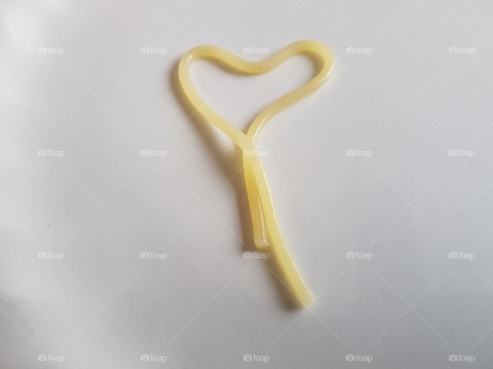 spagetti on a plate