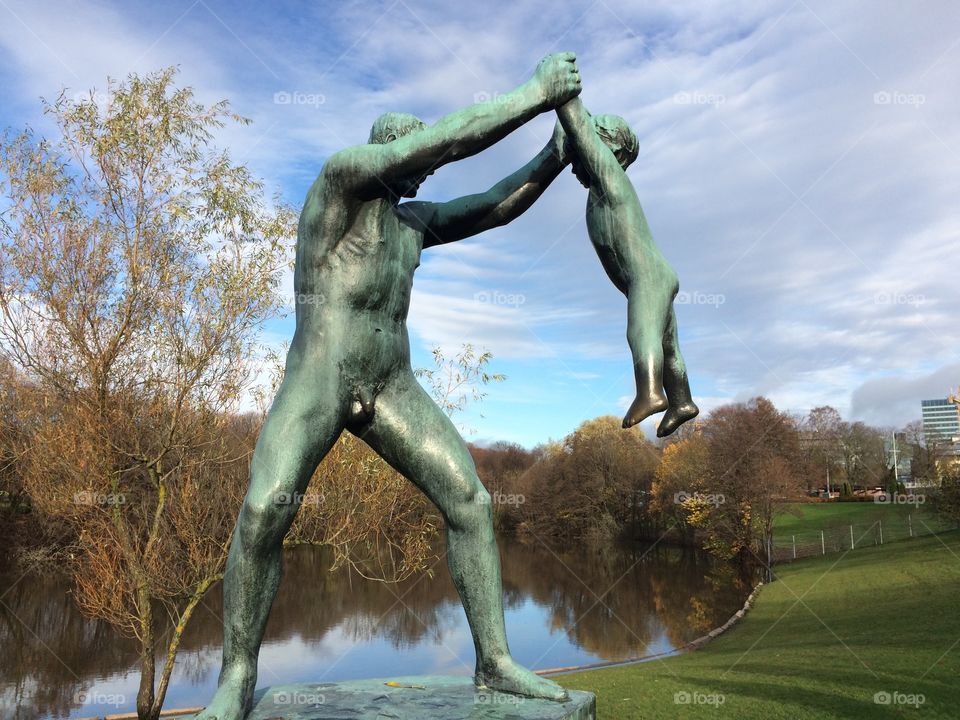 Norwegian statue 
