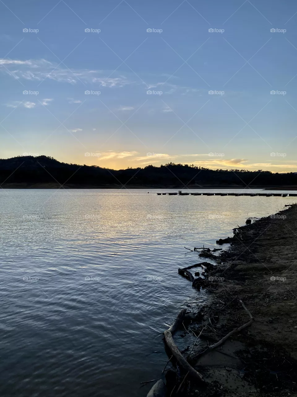 Sunset at Lake Nacimiento California 