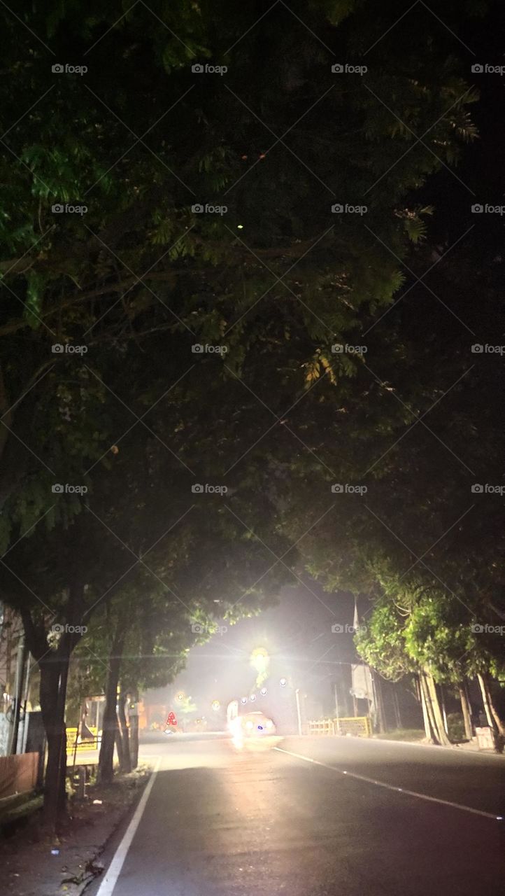 sinar kendaraan lintasan