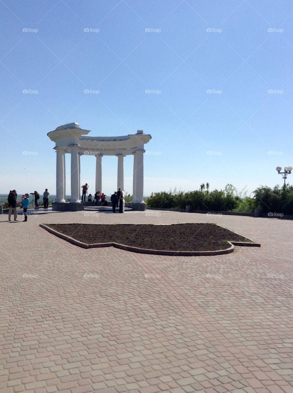 A scenic viewpoint on Poltava