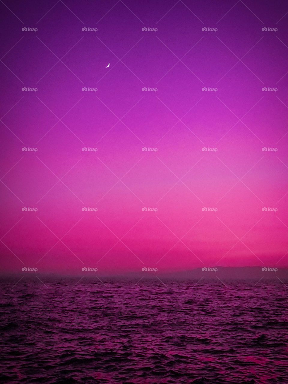 Magenta sky