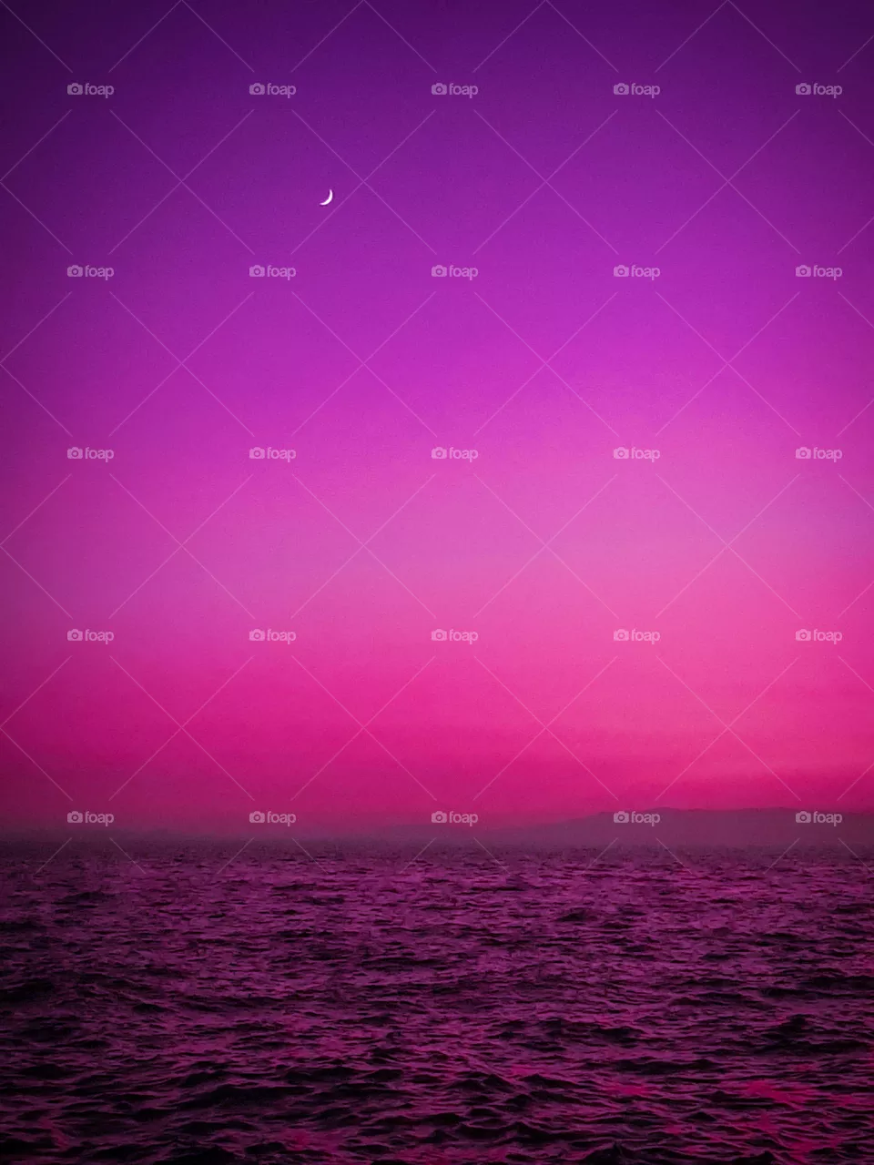 Magenta sky