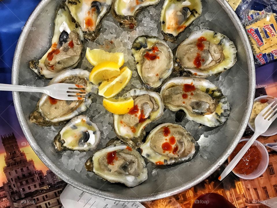 Oysters On The Halfshell