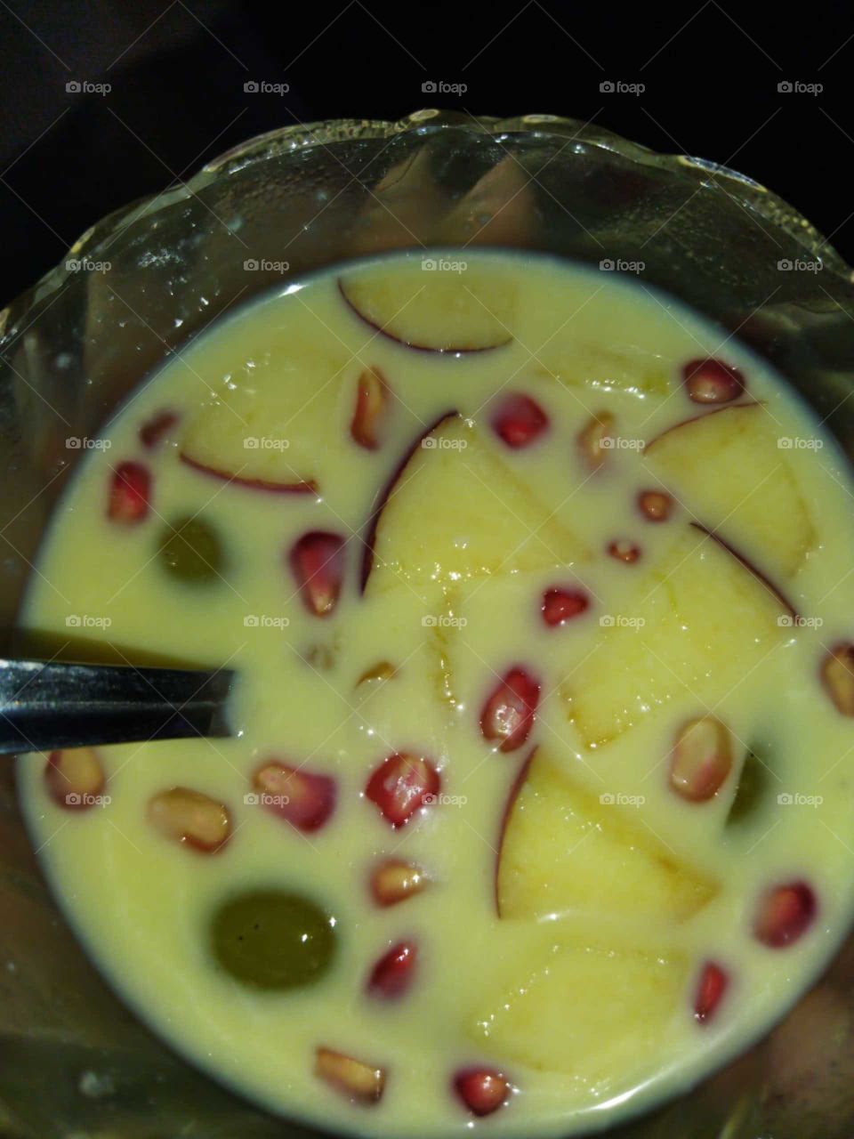 fruit custard