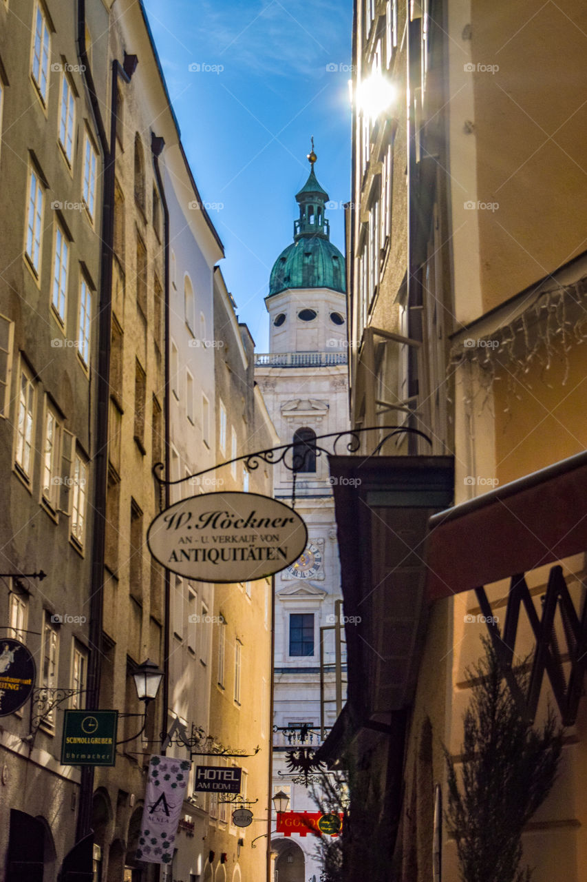 alley view, Salzburg, Austria