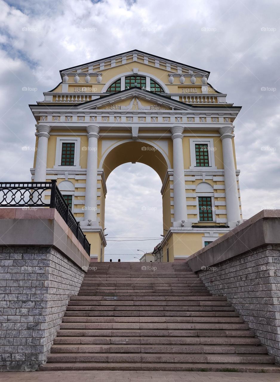 Moscow Gate city of Irkutsk Russia