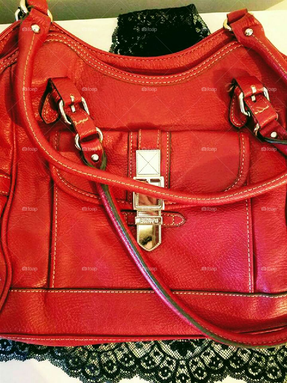 red purse