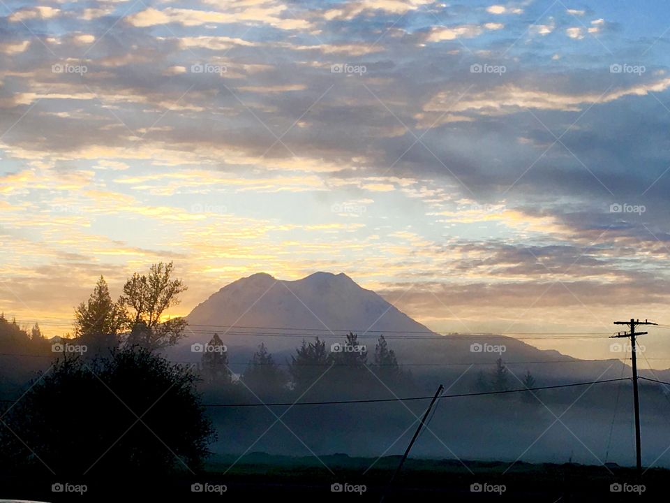 Mount Rainier at Dawn