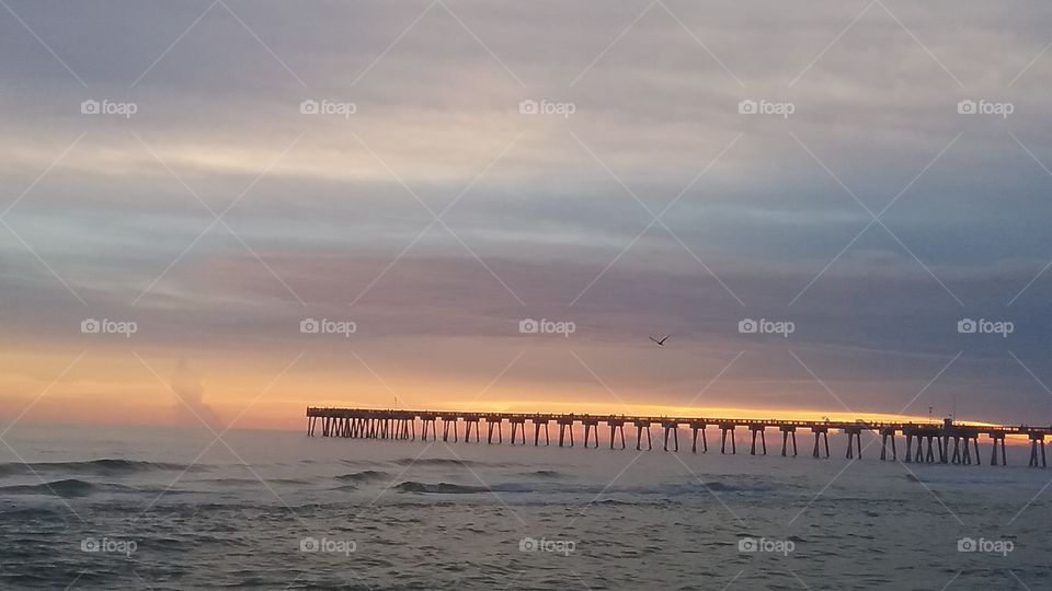 Sunset in Panama City Beach Florida