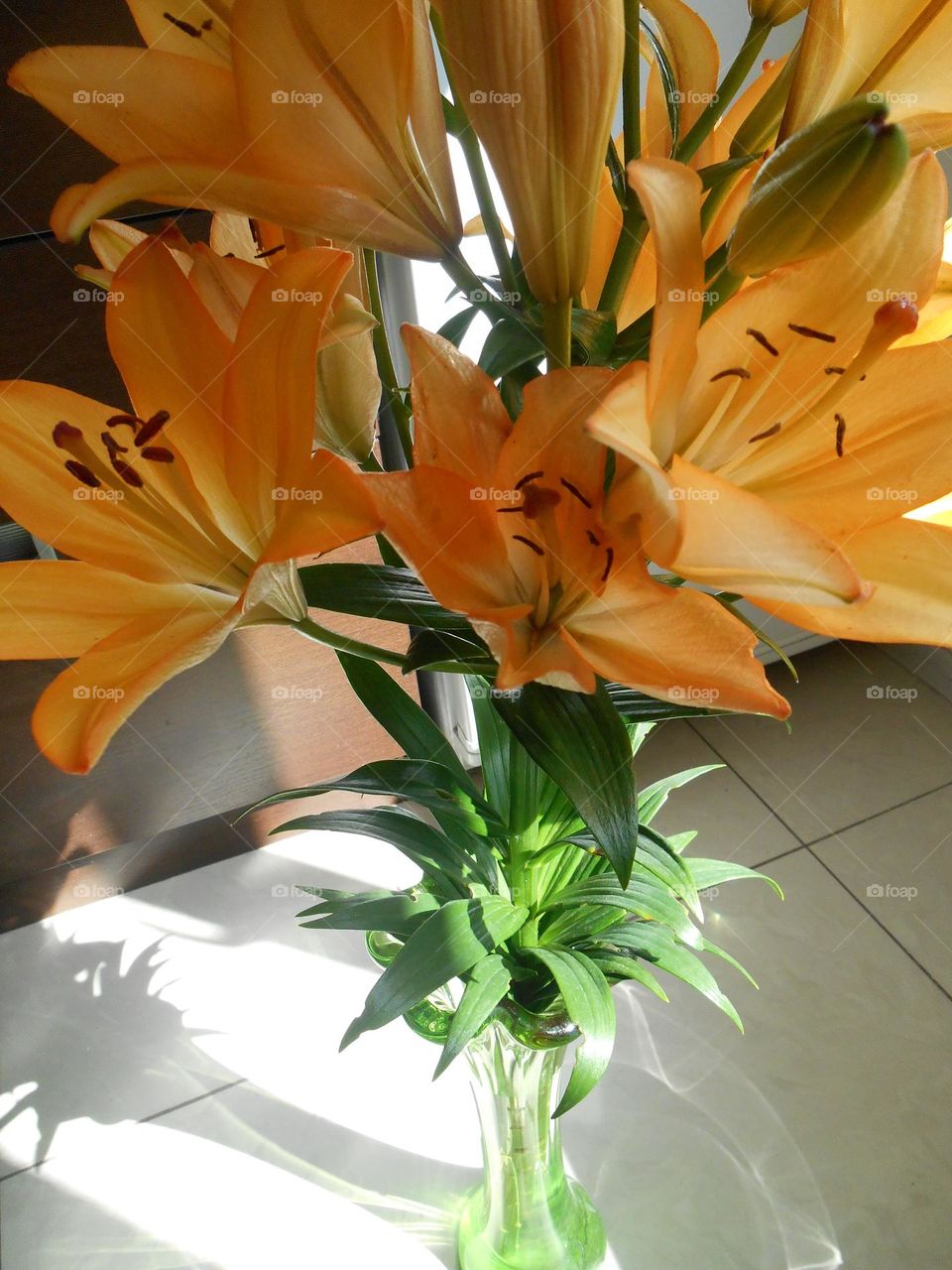 summer bouquet flowers in vase