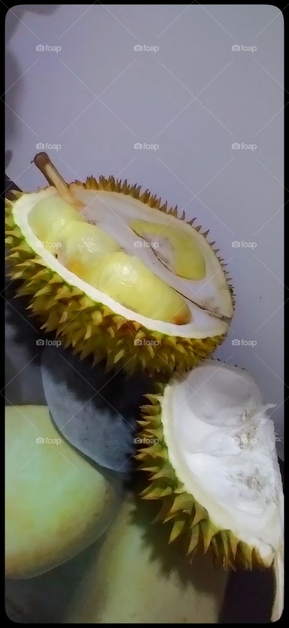 Duriyan fruit.A delicious fruit that you must eat it.very delicious fruit.try it today itself.