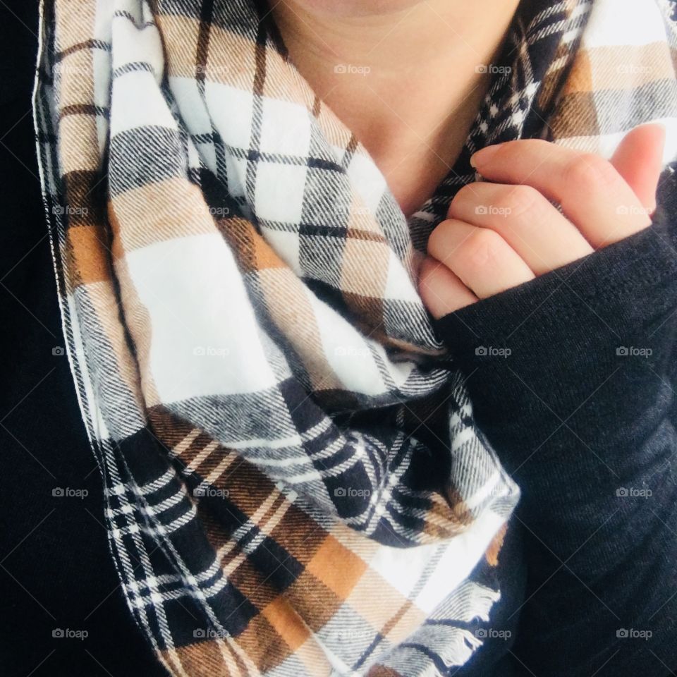 Sweater & Scarf Weather - Plaid Fashion - Fall in Wisconsin, USA