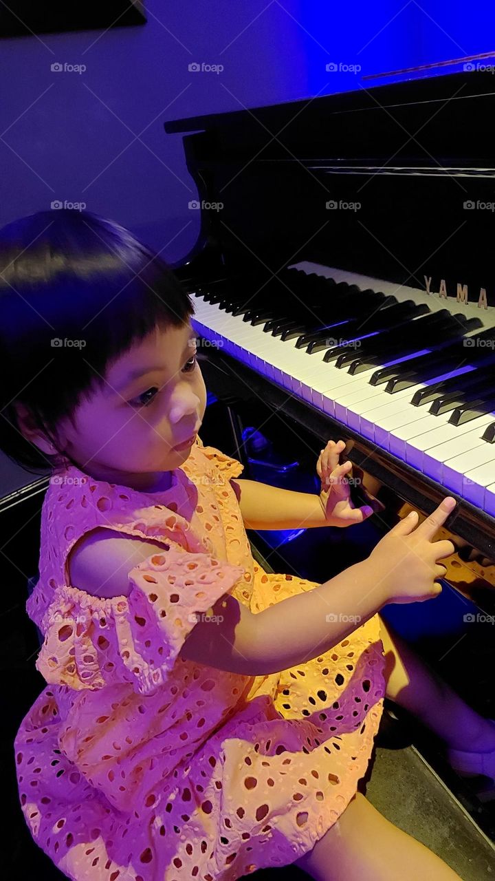 playing piano