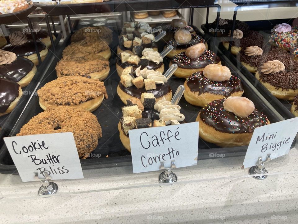 Huge delicious donuts at DG Donuts 🍩