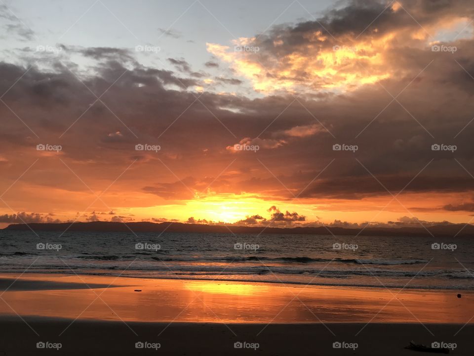 Sunset - Playa Zancudo, Costa Rica