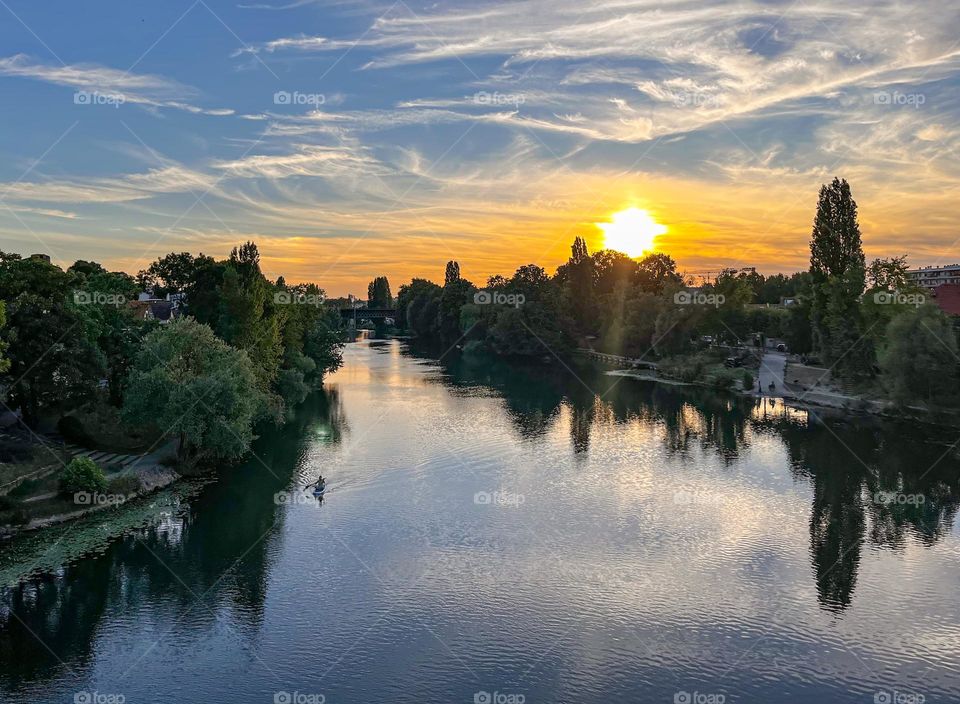 A Van Goh kinda sunset 💙