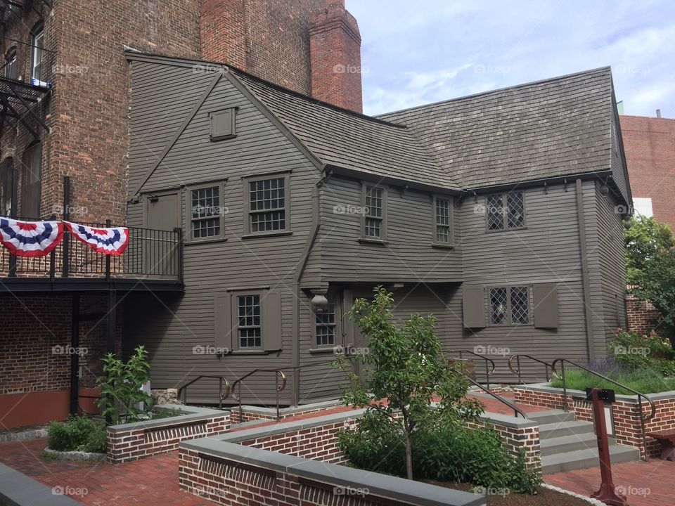 Paul Revere's home in Boston, MA-wonderful to visit and learn more about the famous American. 