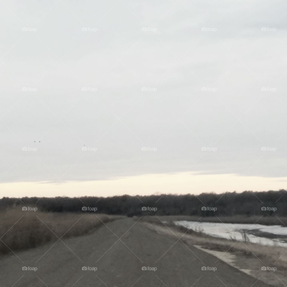 The empty road