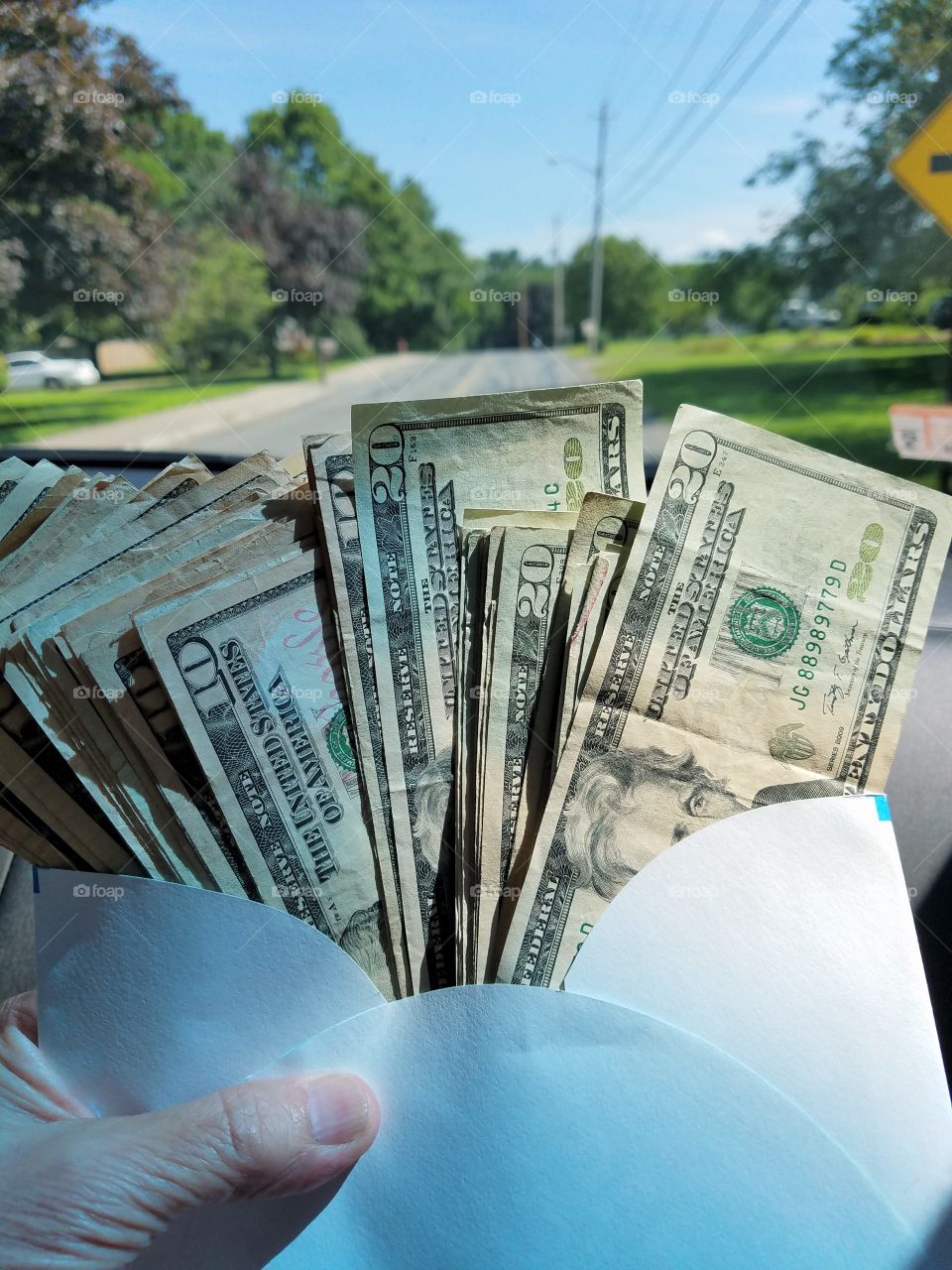 U.S. Paper money $10 & $20 bills