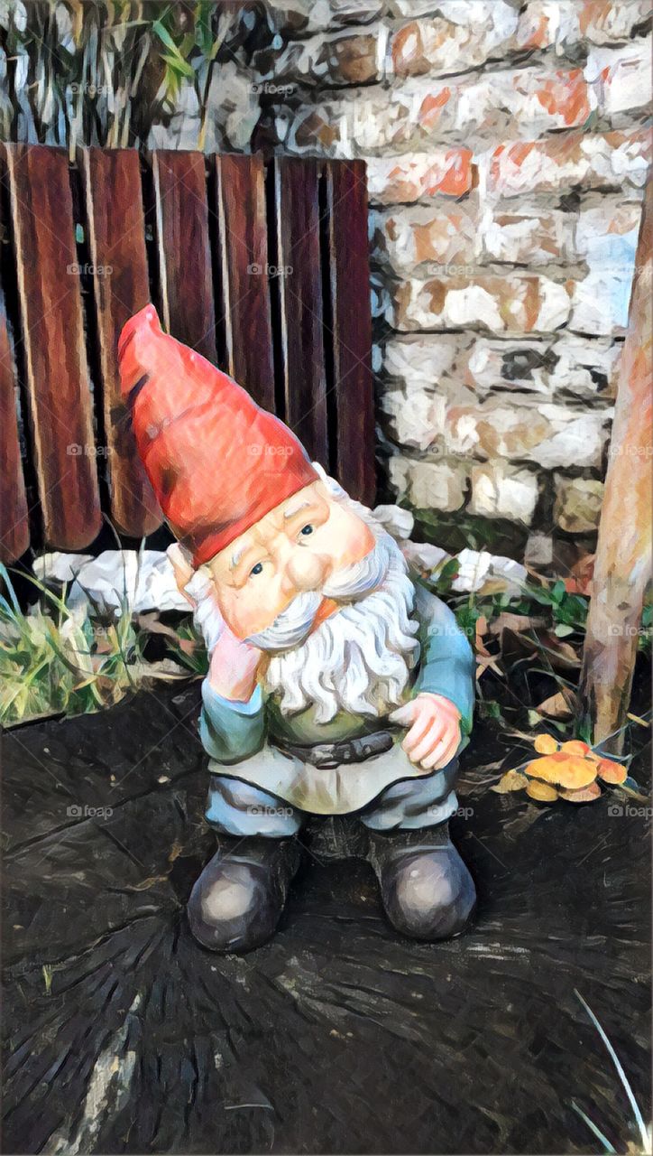 Gnome painted