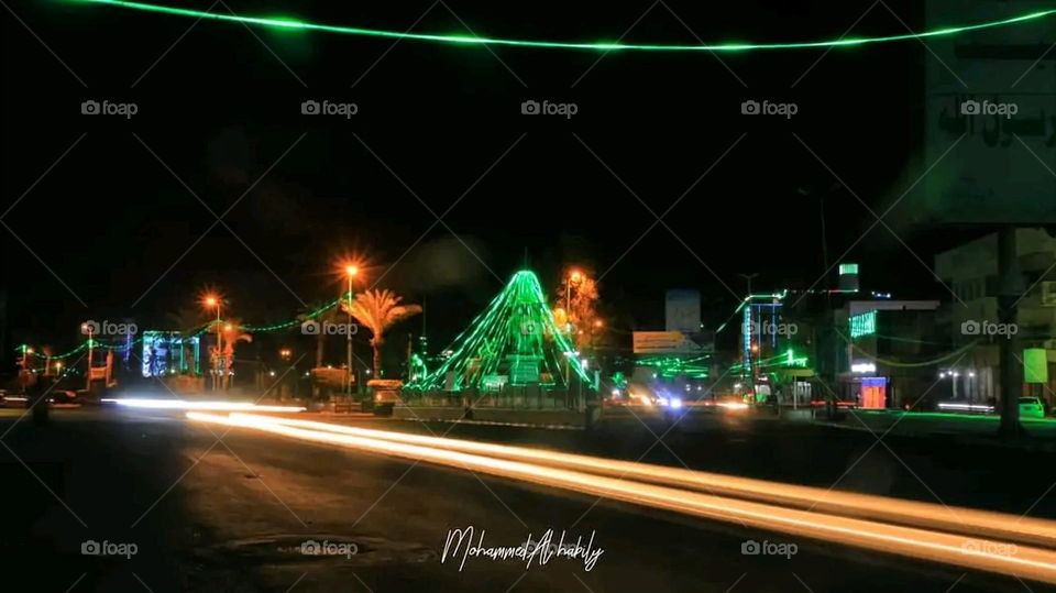 A very beautiful picture, and there is no better picture than it. There is no better picture of green herbs and colorful, red and white roses than it. Glory be to God, the natural and picturesque view, and there is no more