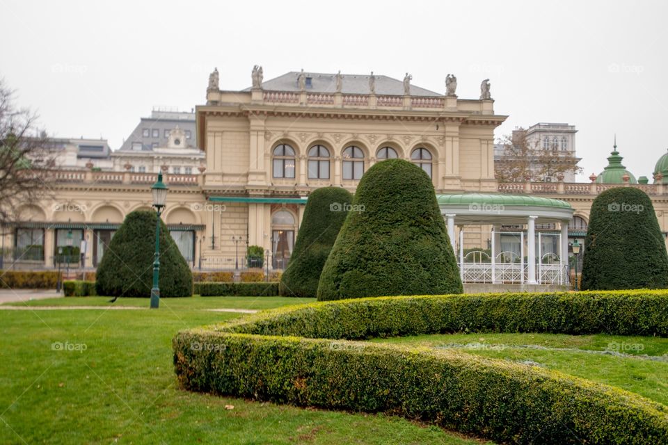 Garden, Architecture, Castle, Lawn, Park