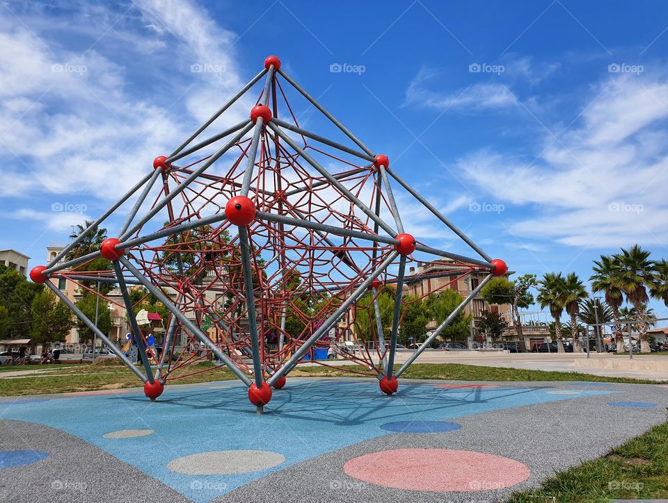 Playground for children in Porto San Giorgio, Italy
 