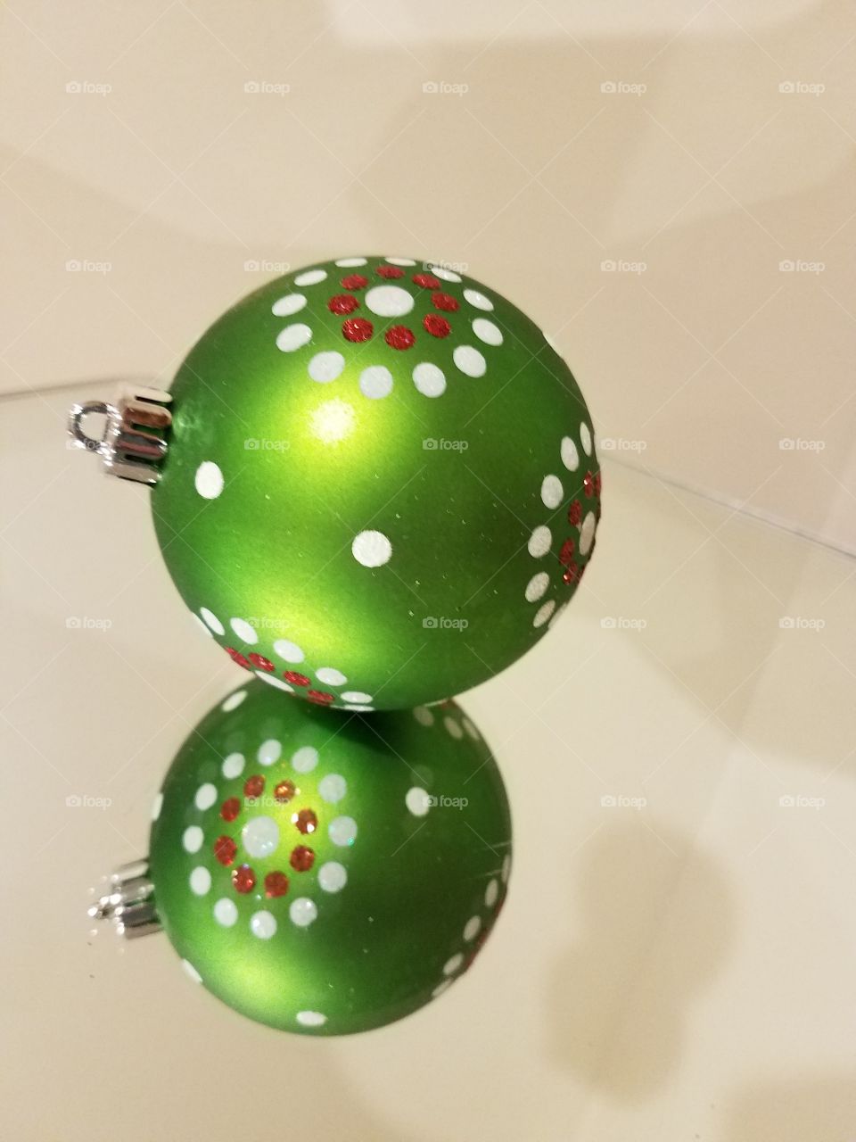 Closeup of christmas bauble