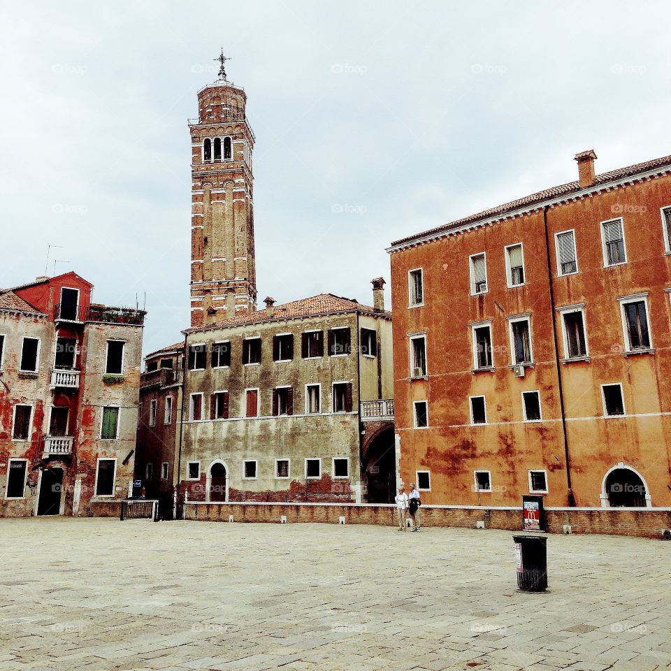 Typical Venetian square