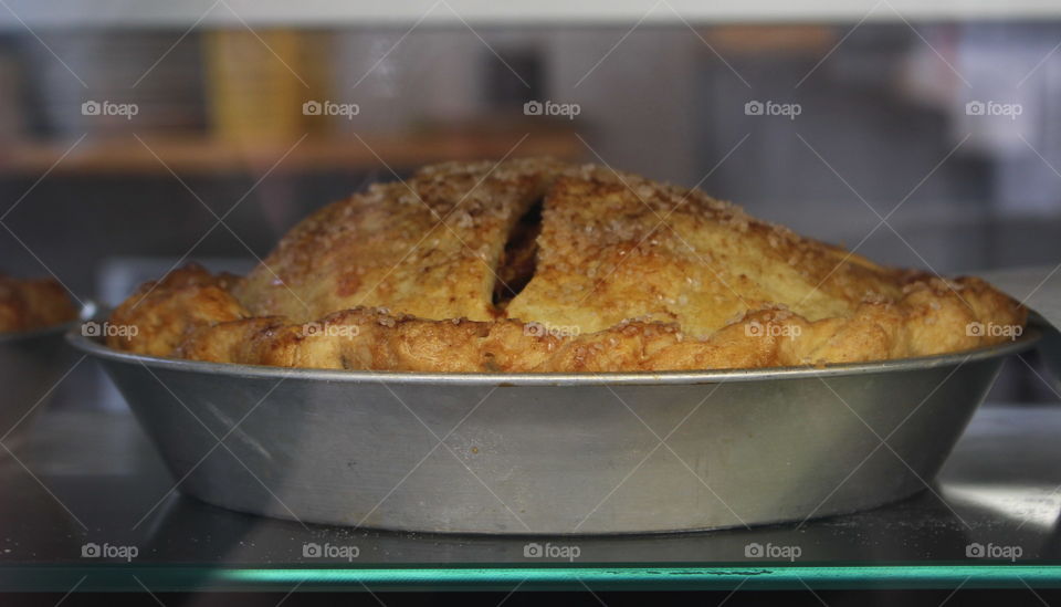 Close-up of a apple pie