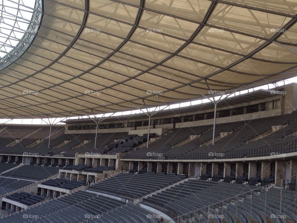 VIP seats at the Olympic stadium in Berlin