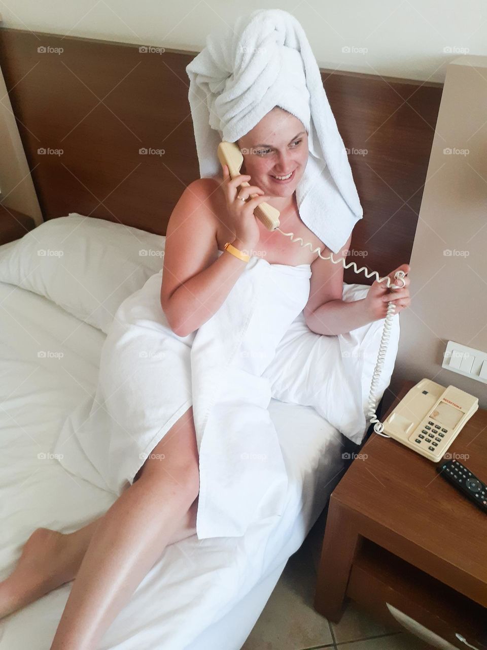 The girl in the snow-white hotel