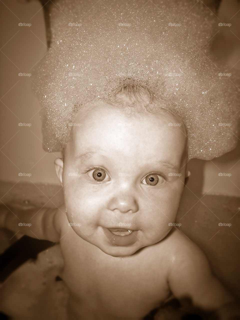 baby bubbles eyes tub by darrellperry