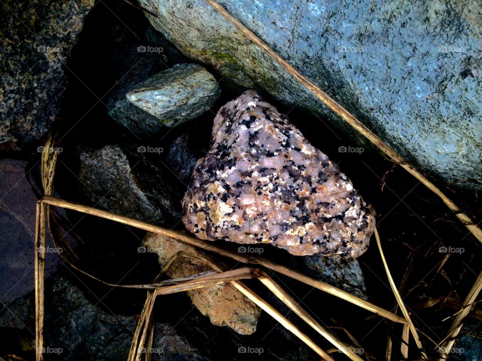 Rock at Deer Isle, Maine 
