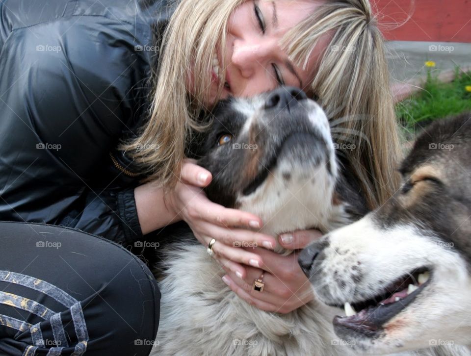 Dog, Woman, Cute, Mammal, Friendship