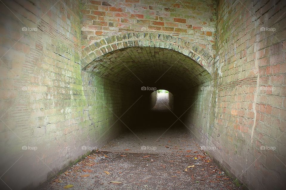 Entrance to old brick-built tunnel