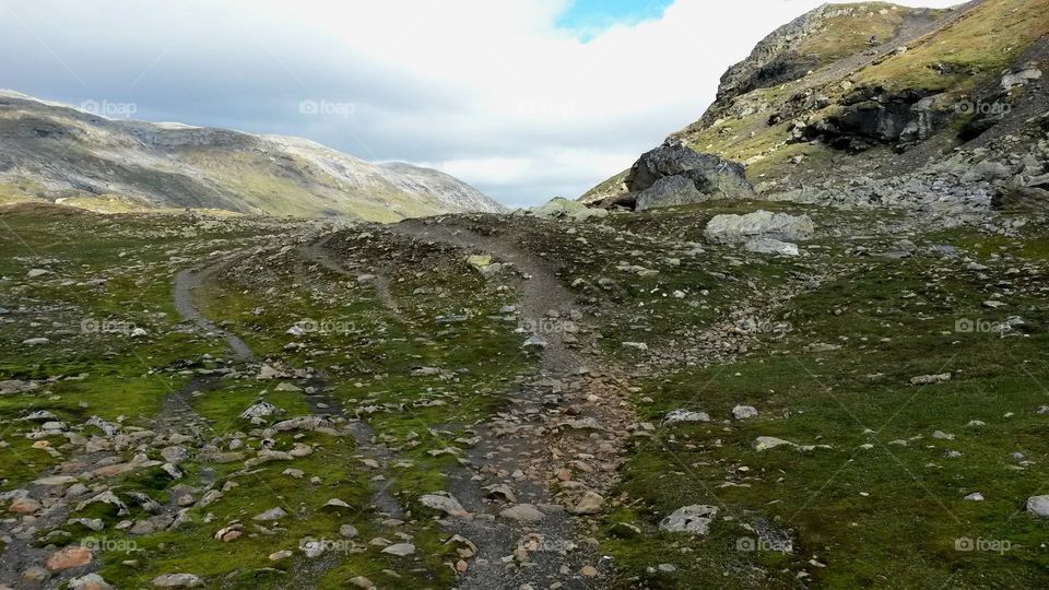 The rough nature in Norway