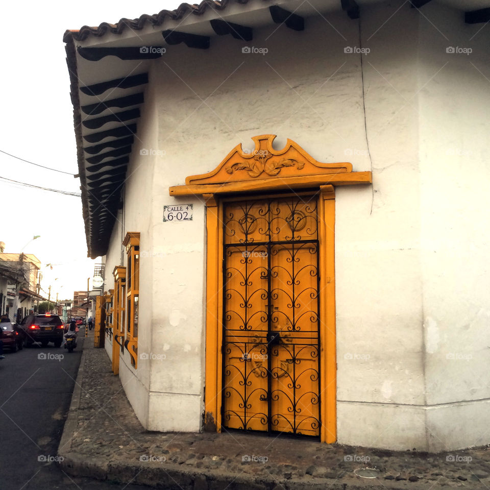 Old typical house in Colombia