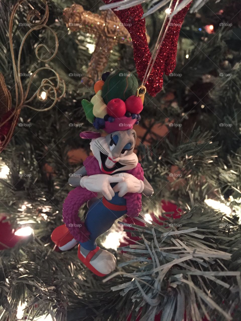 Merry Christmas and Happy new year decoration  Bunny