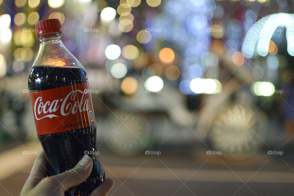 Enjoying a Soda in the City 