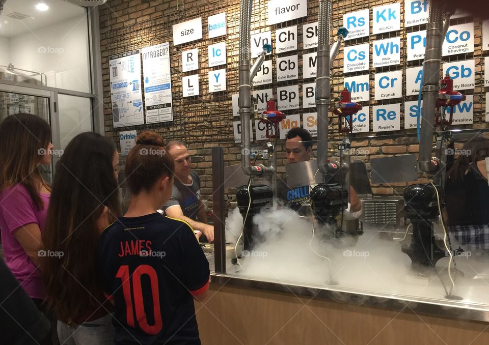 Nitrogen Ice Cream store