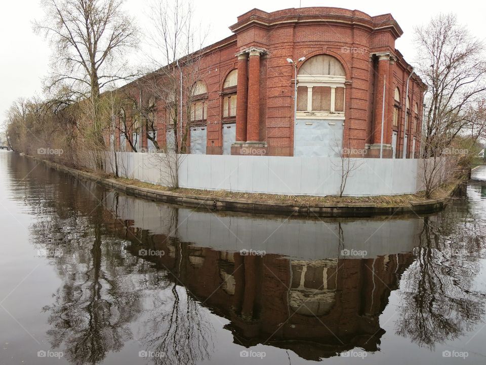 Building on canal