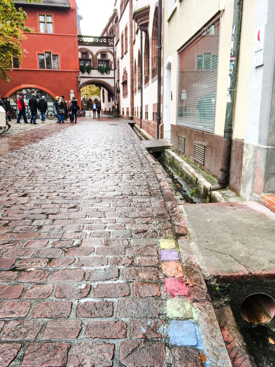 rainbow cobblestones freiburg