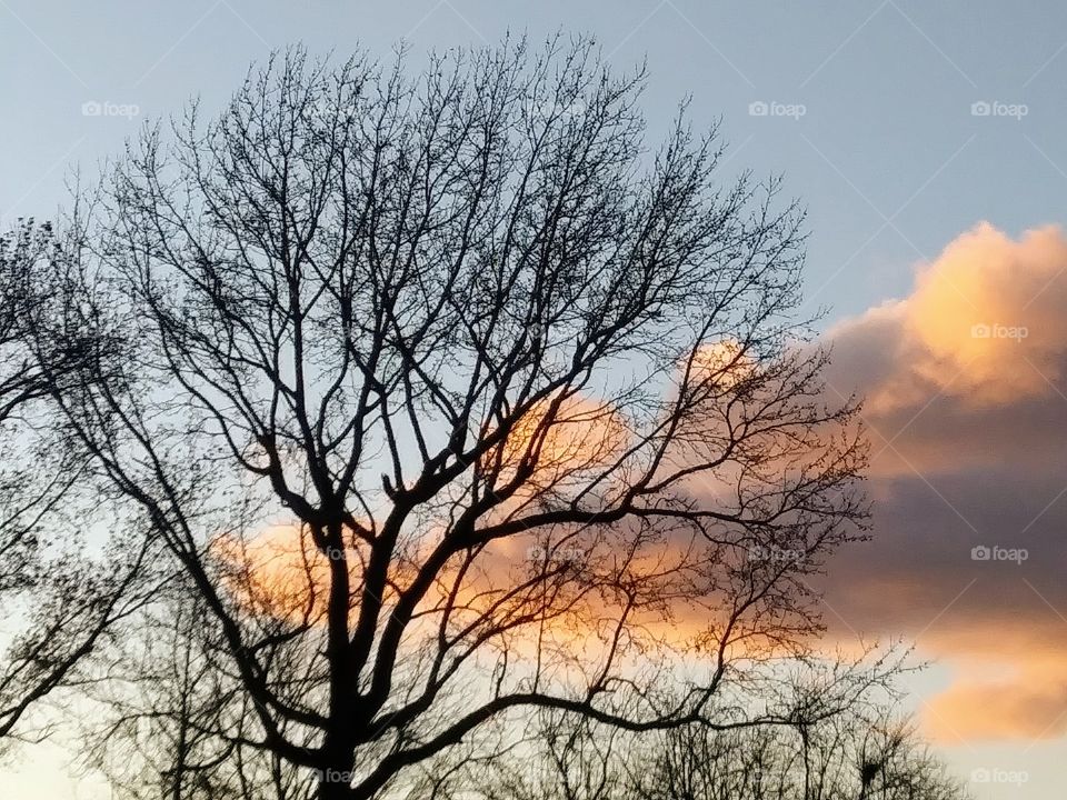 sunset clouds