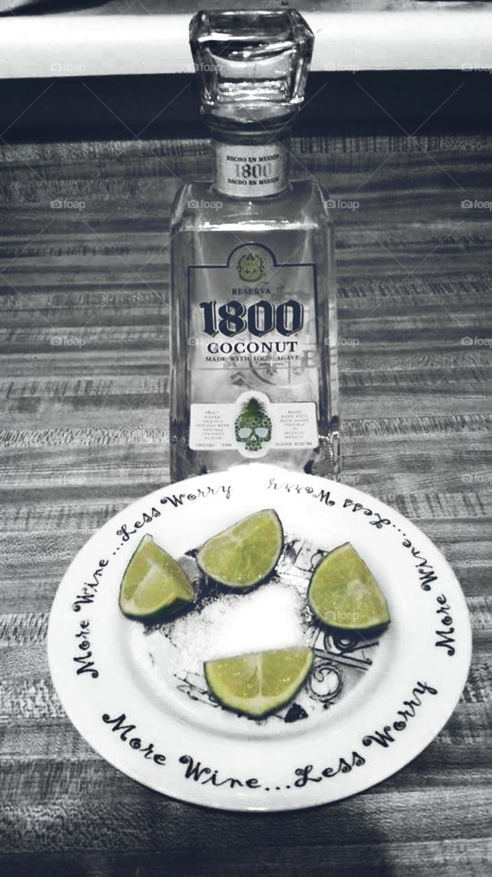 Tequila,limón y sal