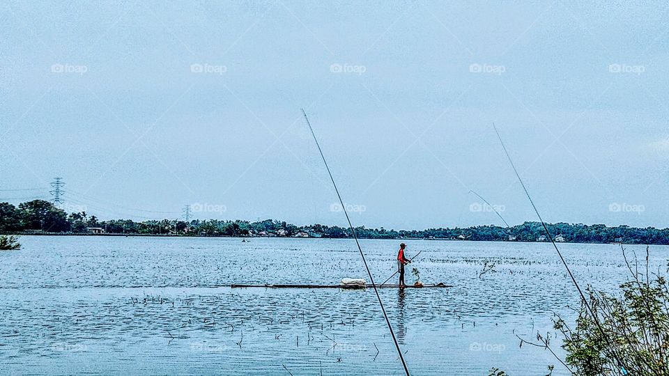portrait of a fisherman